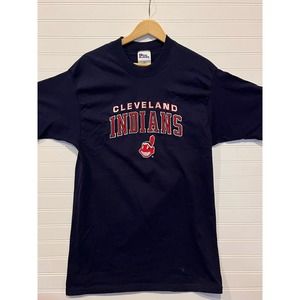 Vintage 90s Indians proplayer embridered tee